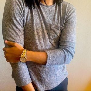 (Like New) Grey Longsleeve Shirt w/ Pocket